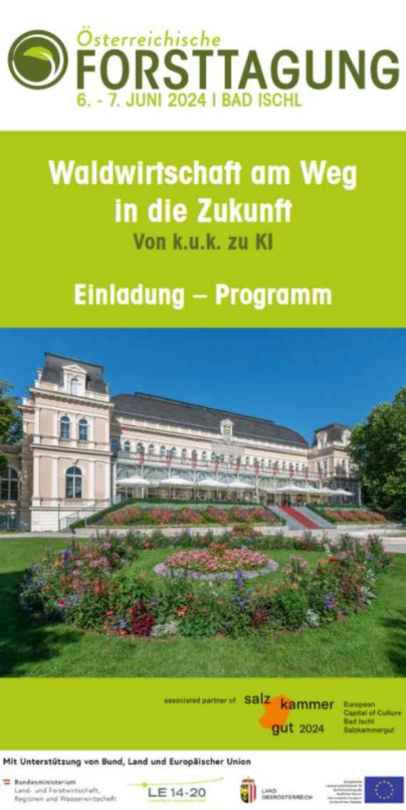 Programm zur Österreichischen Forsttagung 2024