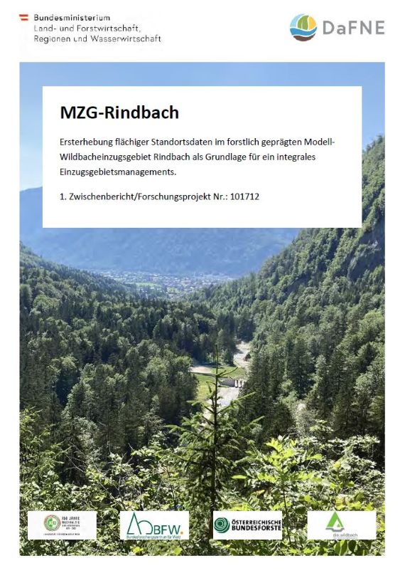 Zwischenbericht/Forschungsprojekt Nr.: 10171 - Rindbach